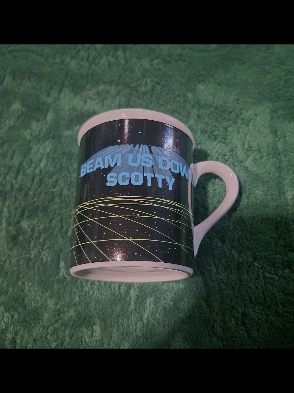 Vintage 1983 Beam Us Down Scotty Mug from The Hamilton Collection Star Trek